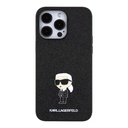 Karl Lagerfeld iPhone 15 Pro Max Cover Fixed Glitter Sort
