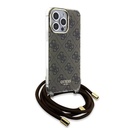 Guess iPhone 15 Pro Max Cover Crossbody Cord Brun
