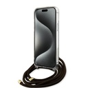 Guess iPhone 15 Pro Max Cover Crossbody Cord Brun