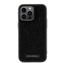 Karl Lagerfeld iPhone 15 Pro Max Cover Rhinestone Sort