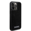 Karl Lagerfeld iPhone 15 Pro Max Cover Rhinestone Sort