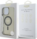 Guess Rhinestones Ring Kryt S MagSafe Pre iPhone 16 Pro Max, Čierny