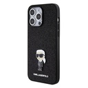 Karl Lagerfeld iPhone 15 Pro Max Cover Fixed Glitter Sort