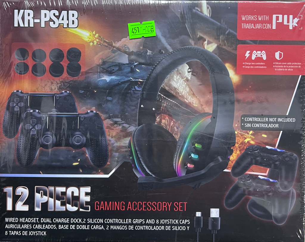 KR-PS4B 12 Piece Gaming Set 