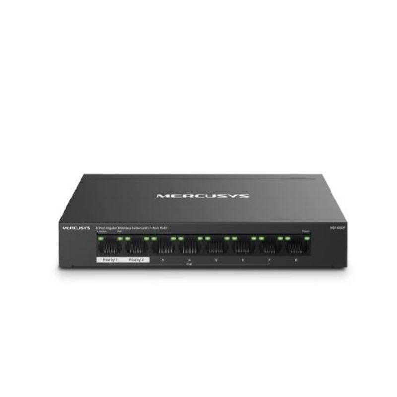 Switch 8 Porte Gigabit Con 7 Porte Poe+ Mercusys Ms108gp