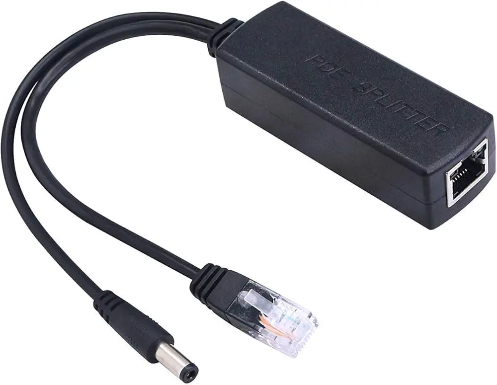POE Separator From Network To Network + Power For Camera