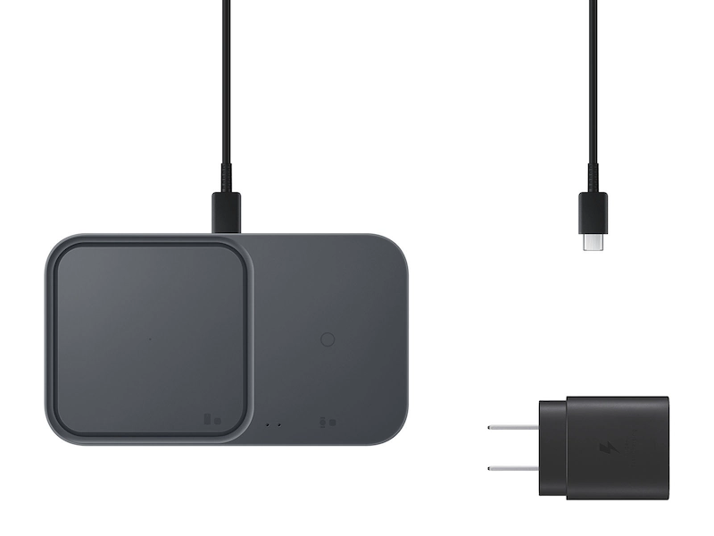Original 15W Wireless Charger Duo Pad P5400 with TA dark-gray | Samsung Hong Kong