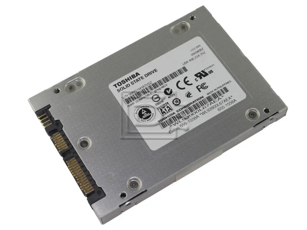Toshiba THNSNC256GBSJ 256GB 2.5" 6Gbps MLC SED Notebook SATA SSD