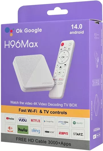 Go Matrix Android 14 TV Box 4K UHD