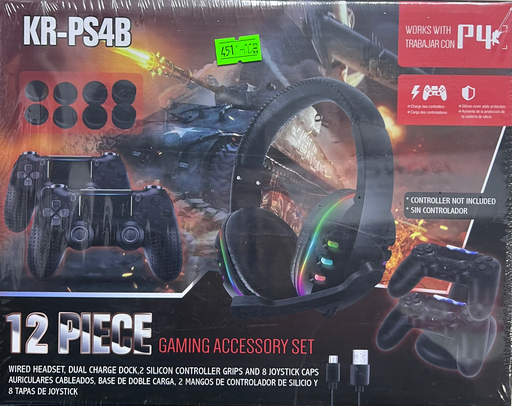 KR-PS4B 12 Piece Gaming Set 
