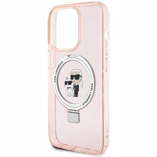 Karl Lagerfeld KLHMP15XHMRSKCP iPhone 15 Pro Max 6.7" Różowy/pink Hardcase