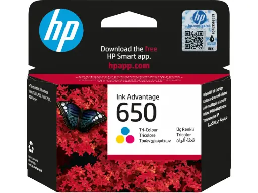 Hp 650 three colour Toner