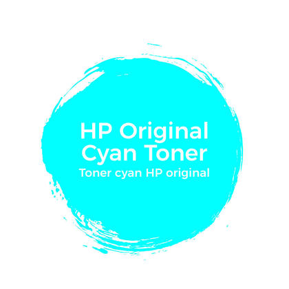 HEWCE411A Toner Cartridge, 2600 Page Yield, Cyan