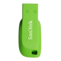 SanDisk Cruzer Blade 16GB USB Flash Drive USB Type-a 2.0 Green