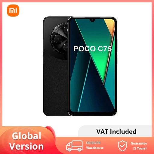 Poco C75 (Global) (256GB+8GB, Black)